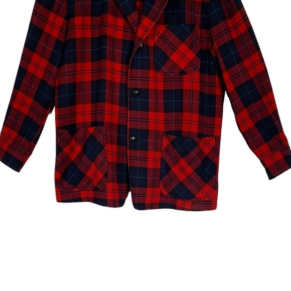Vintage Pendleton Wool Blazer Sports Coat Jacket Size Medium - Picture 4 of 11